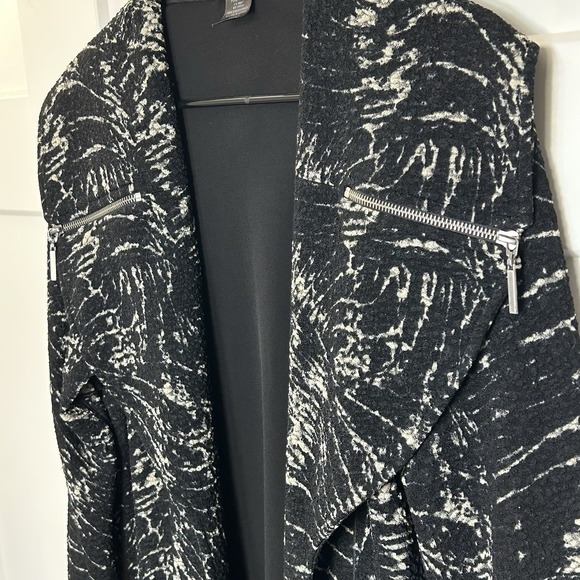 Eva Varro Barcelona Pebble Open-Front Statement Blazer Jacket  -Size LARGE - Picture 2 of 10